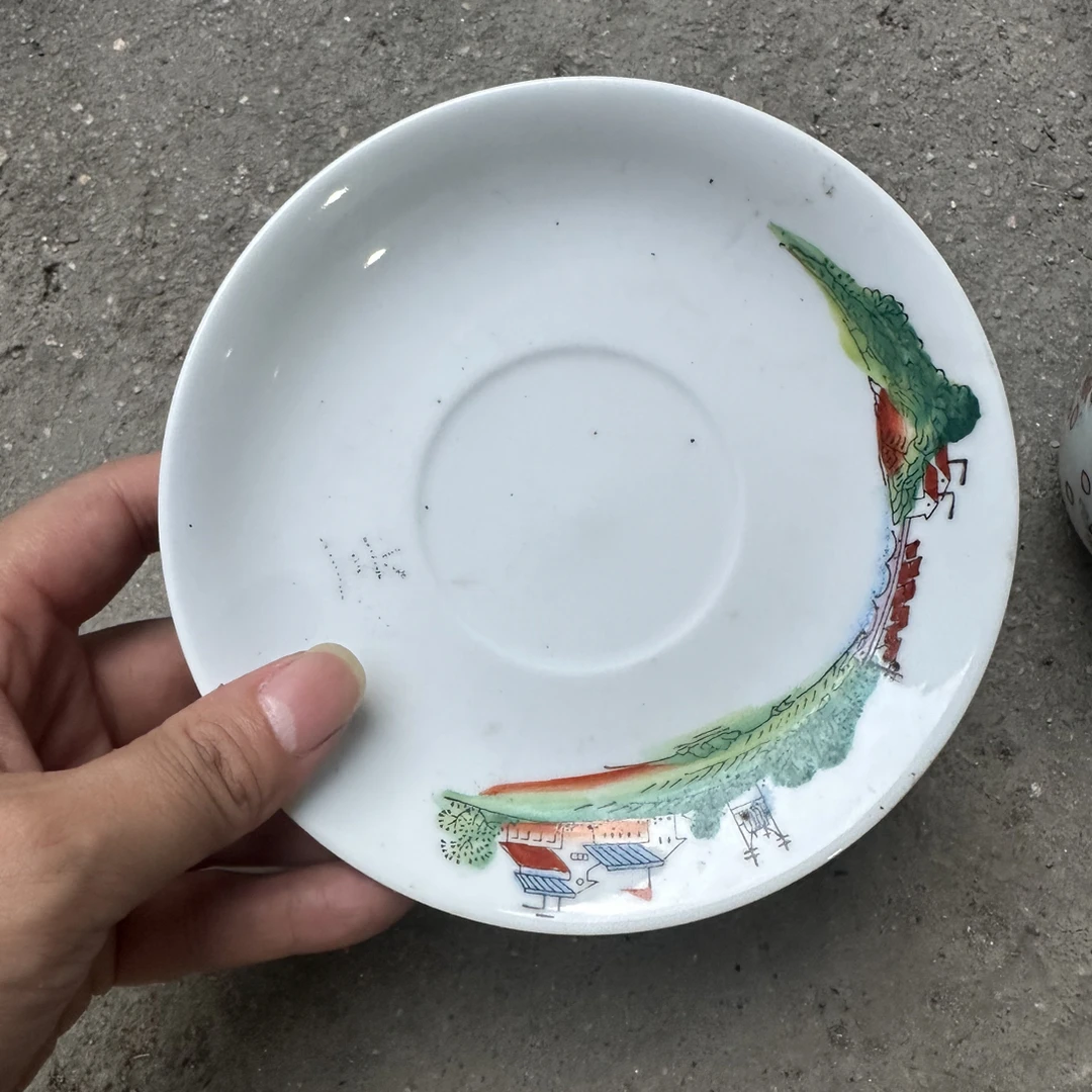 14公分手绘光盘画