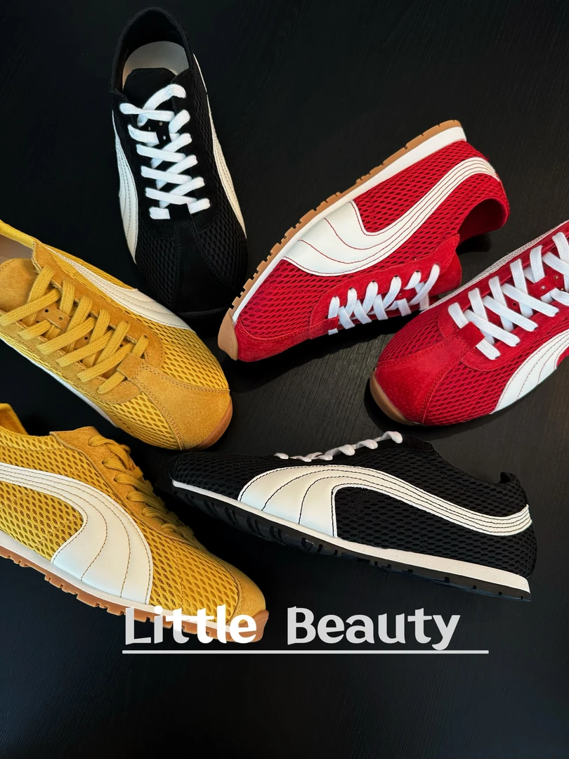 【小美家】超透气网面撞色德训鞋