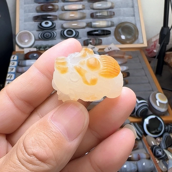 玛瑙/玉髓吊坠(不含链)未镶嵌