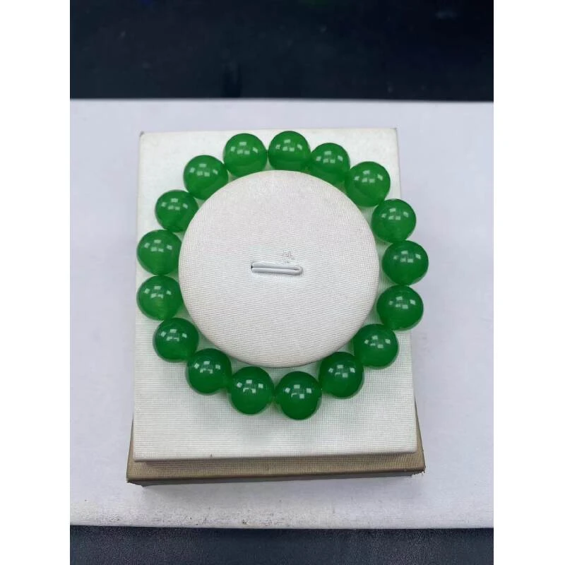 A114绿色12mm手串经典百搭