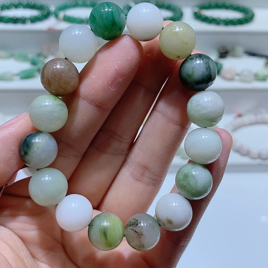 独山玉未镶嵌手串