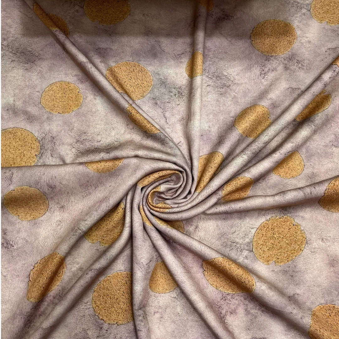 【绫绸】白底贡缎—紫雾金珀