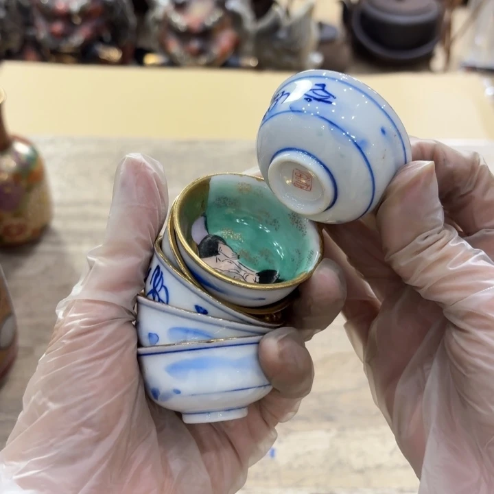 陶瓷古美术置物摆件