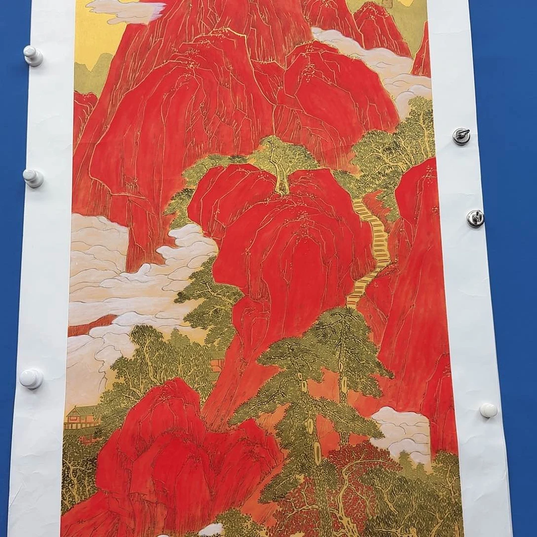 国画多次参加国内外大型展览交流