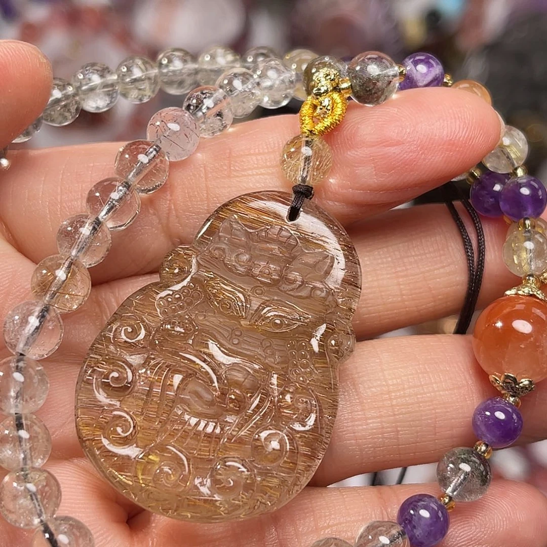 水晶未镶嵌颈饰订制