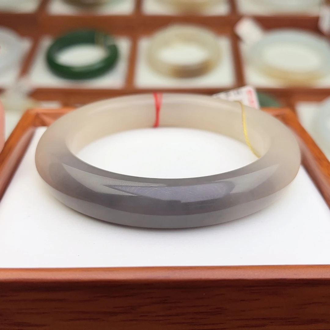 和田玉未镶嵌手镯57.3