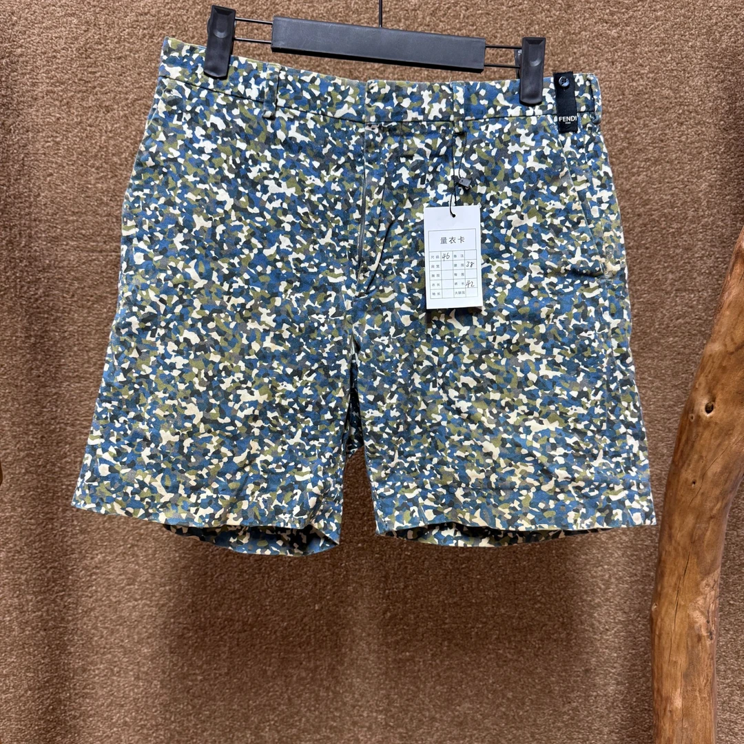 99新 FENDI/芬迪 迷彩短裤 46码/76腰围