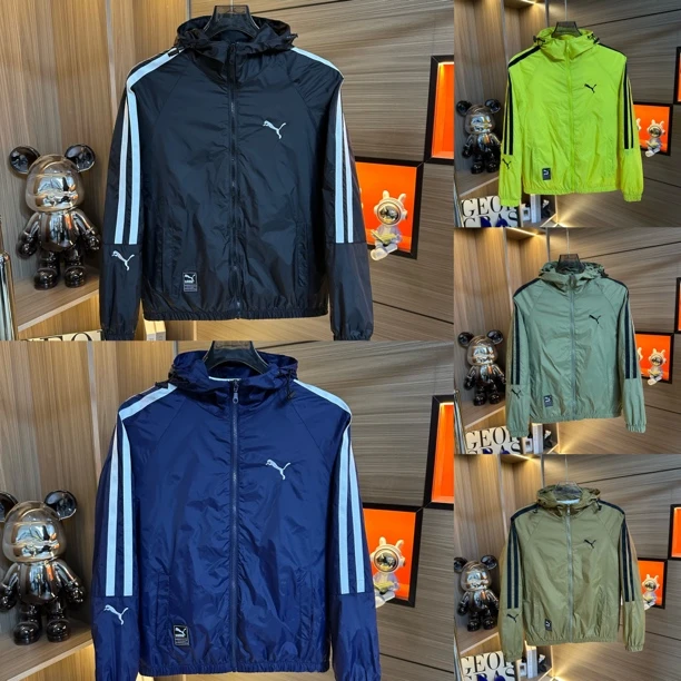 春夏薄料新款连帽速干百搭时尚休闲上衣夹克A8196