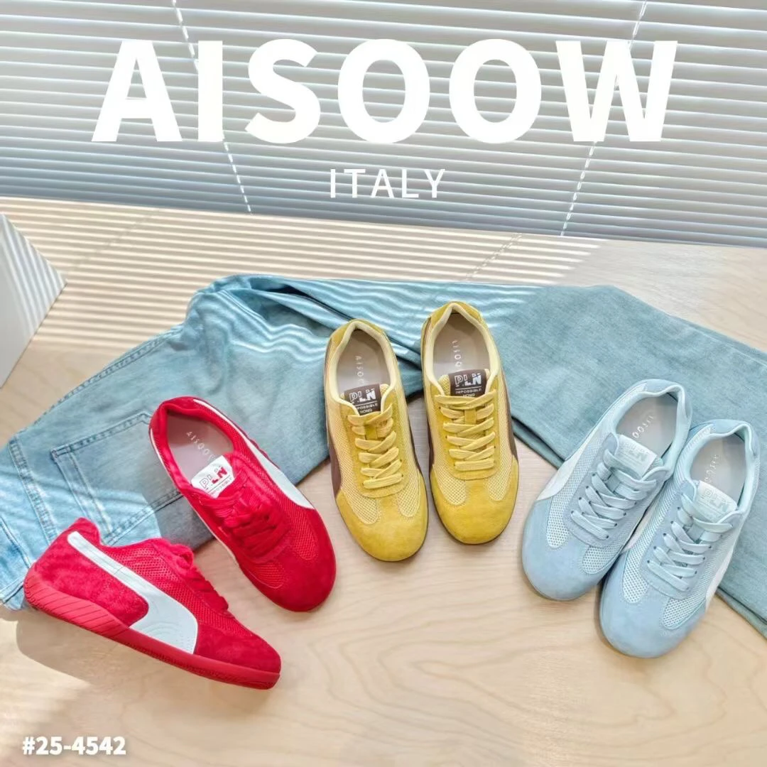 学院风运动风德训鞋时尚休闲鞋韩版夏季网面透气舒适跑步鞋