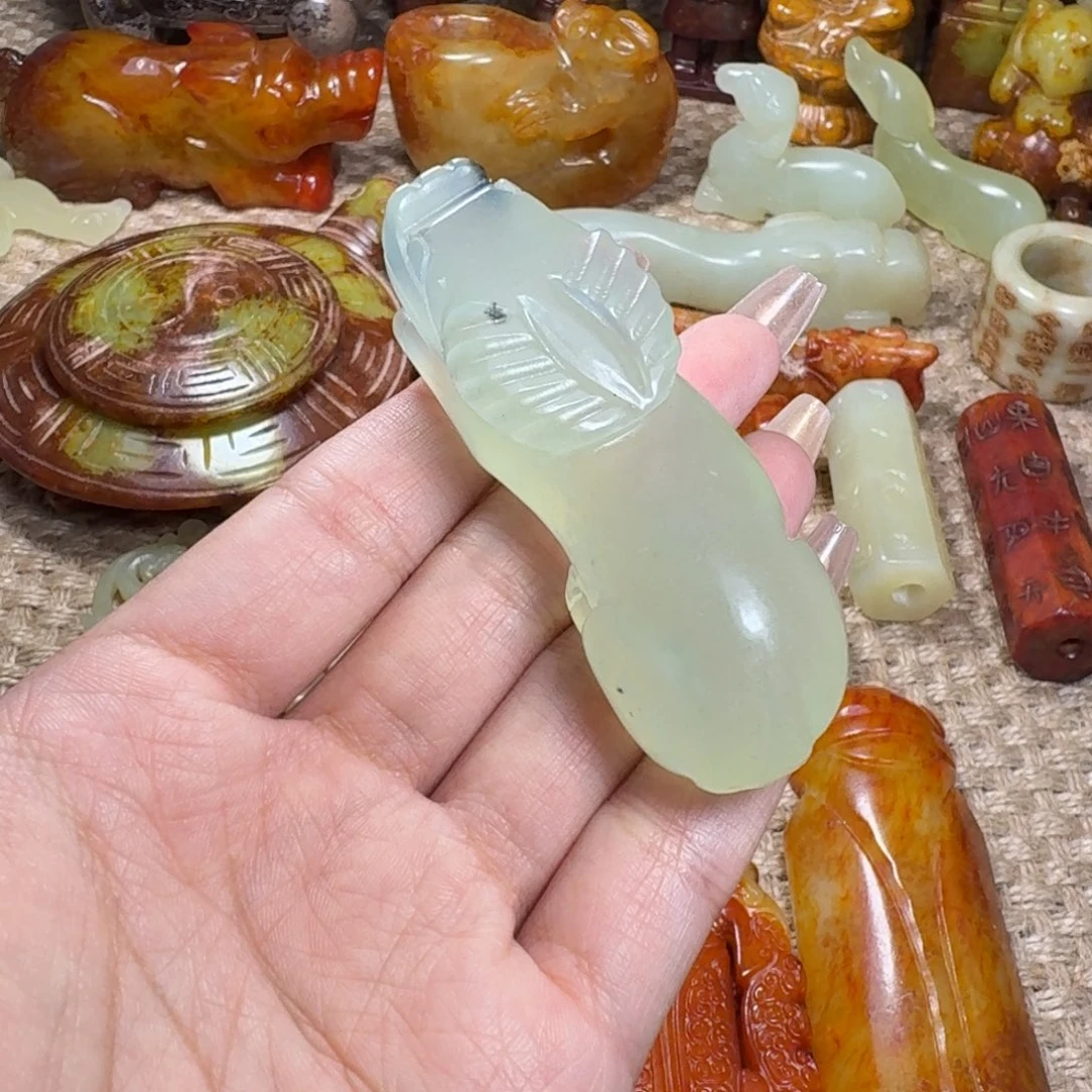 白玉菩提吊坠挂件