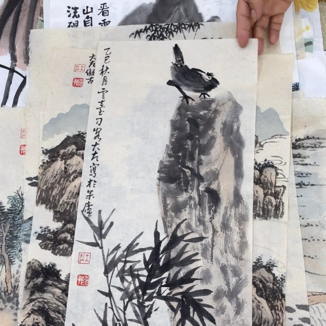 国画国画大左老师作品刘