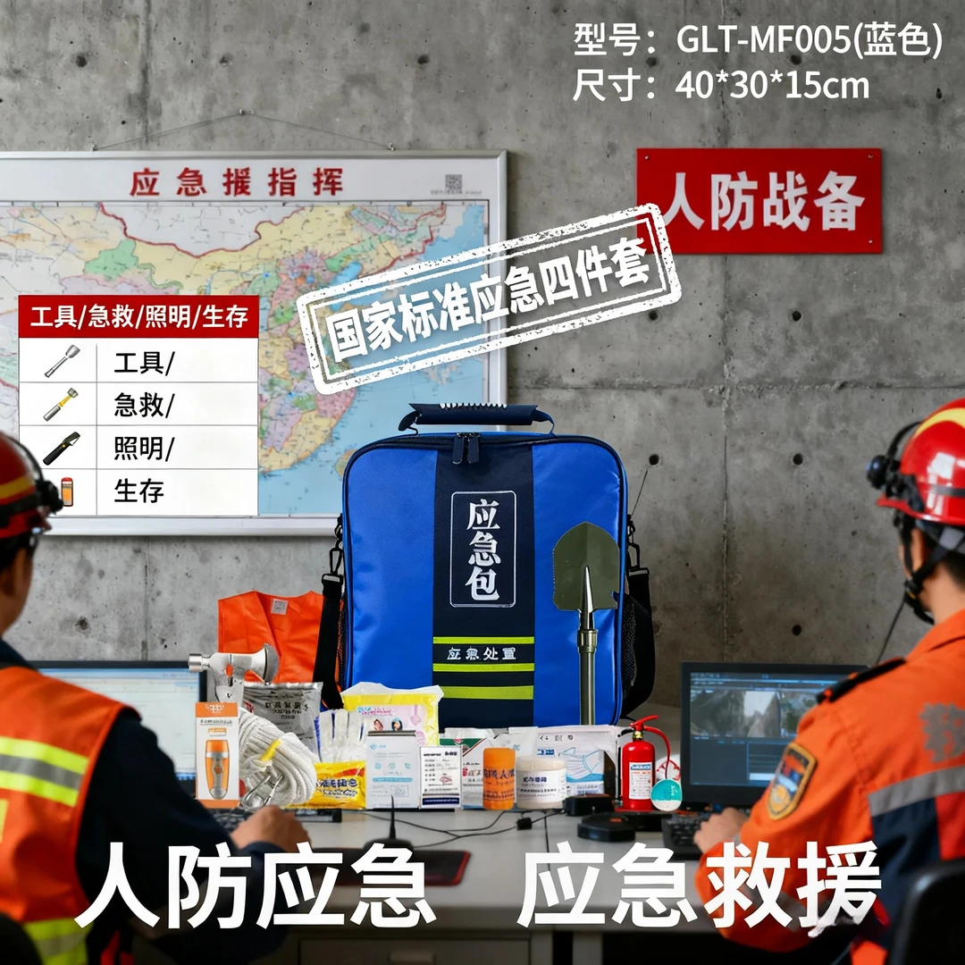 国家标准应急包全套一整套2025家庭应急物资储备包34件套末日家用