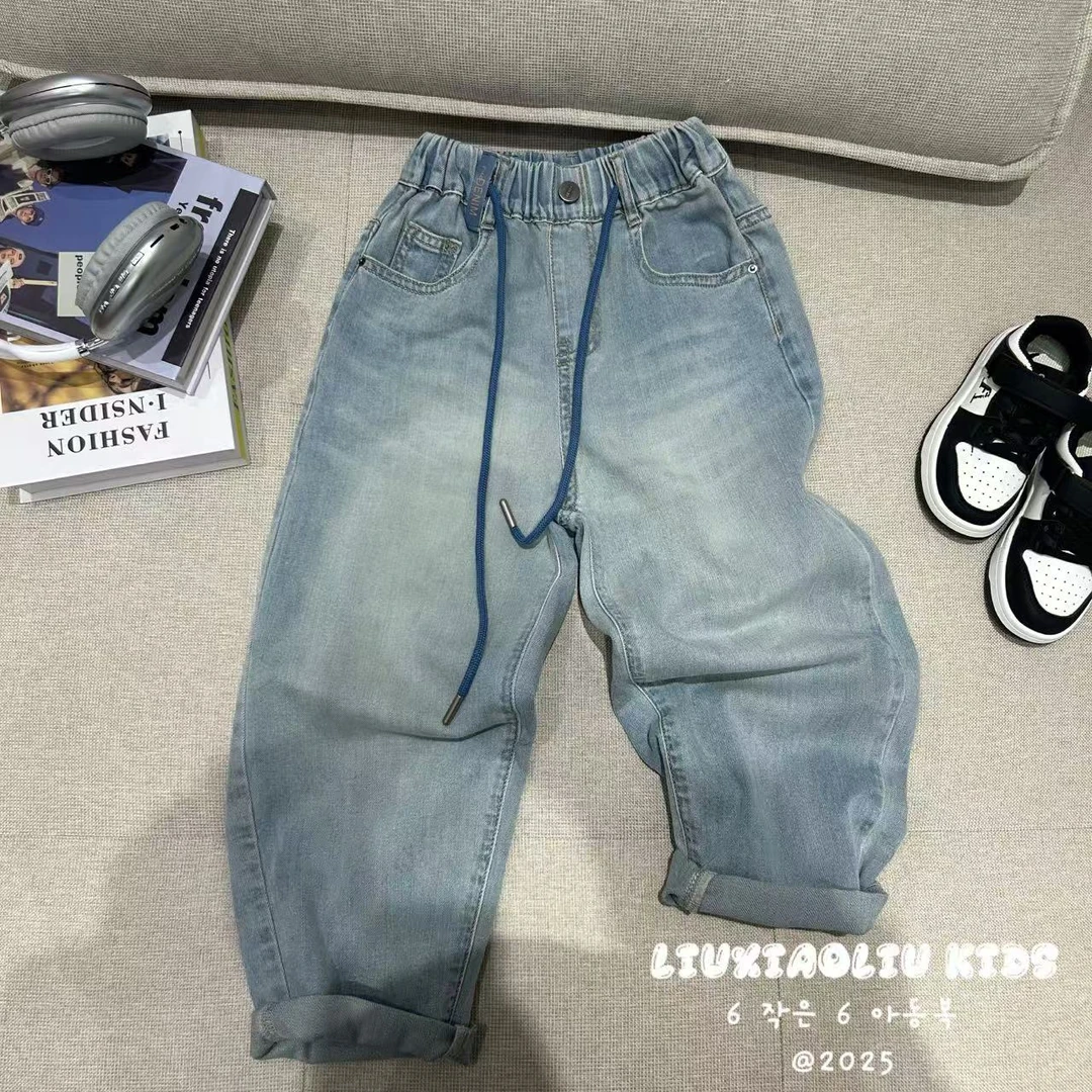杭州六小六正版BY LIUXIAOLIU夏季儿童牛仔裤19299