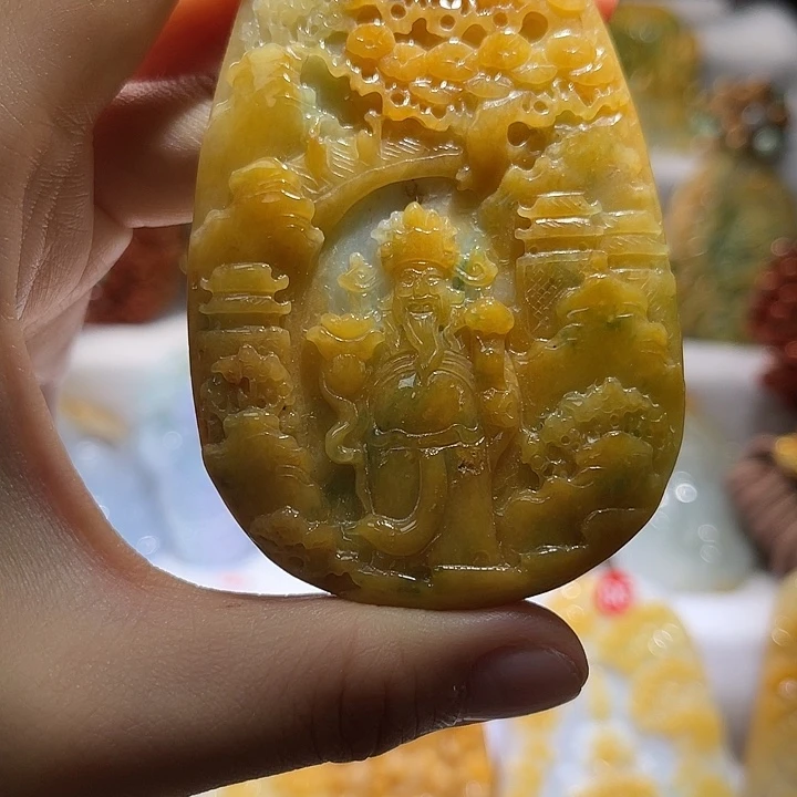 幸***弹吊坠(不含链)未镶嵌翡翠
