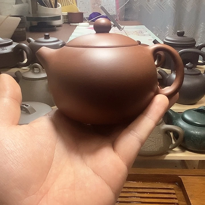 紫砂茶壶西施壶 半手工制作 瑕疵