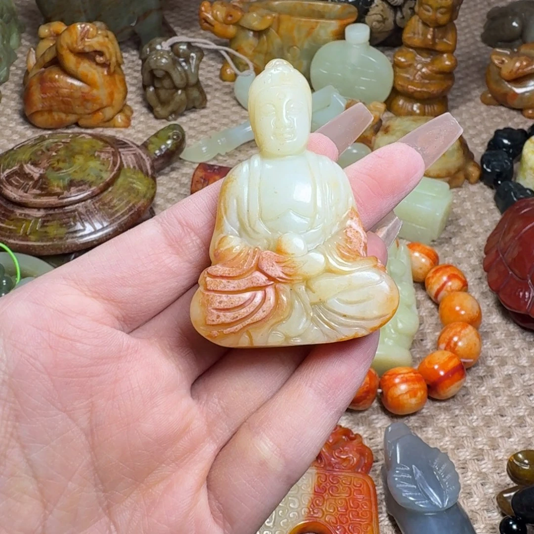 白玉菩提吊坠挂件