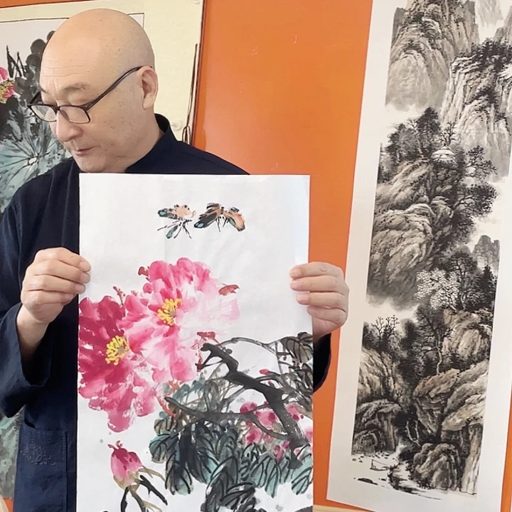 国画张圣敏先生纯手绘作品