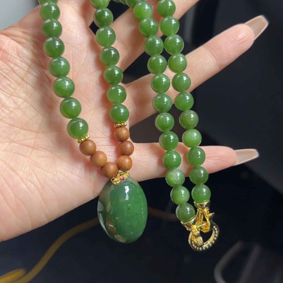 和田玉（碧玉）未镶嵌手镯