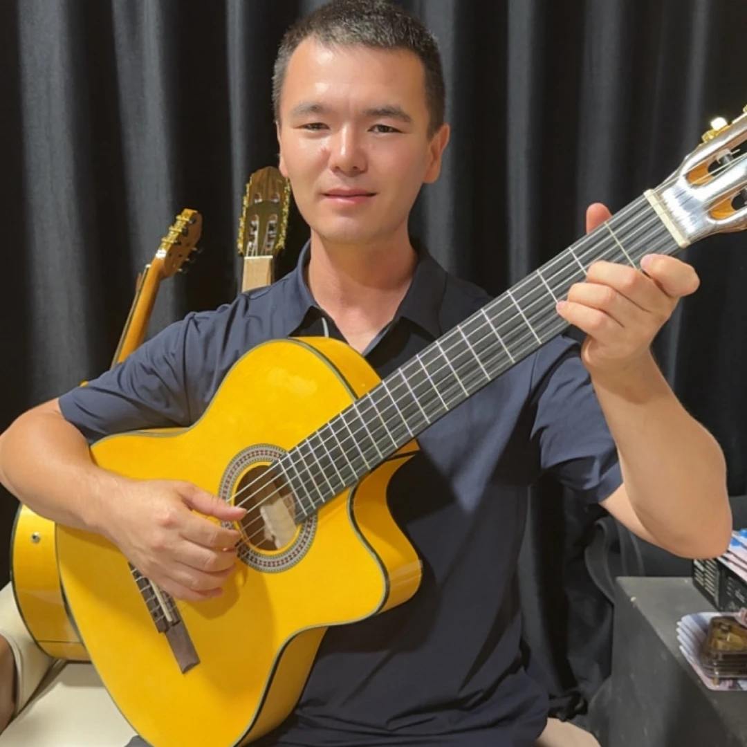 tajima牌佛拉明戈吉他39寸中薄款吉他古典吉他