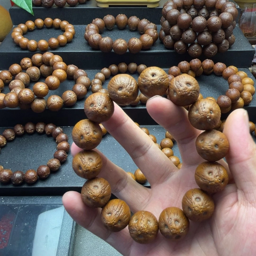 紫金鼠手串19尺寸正圆