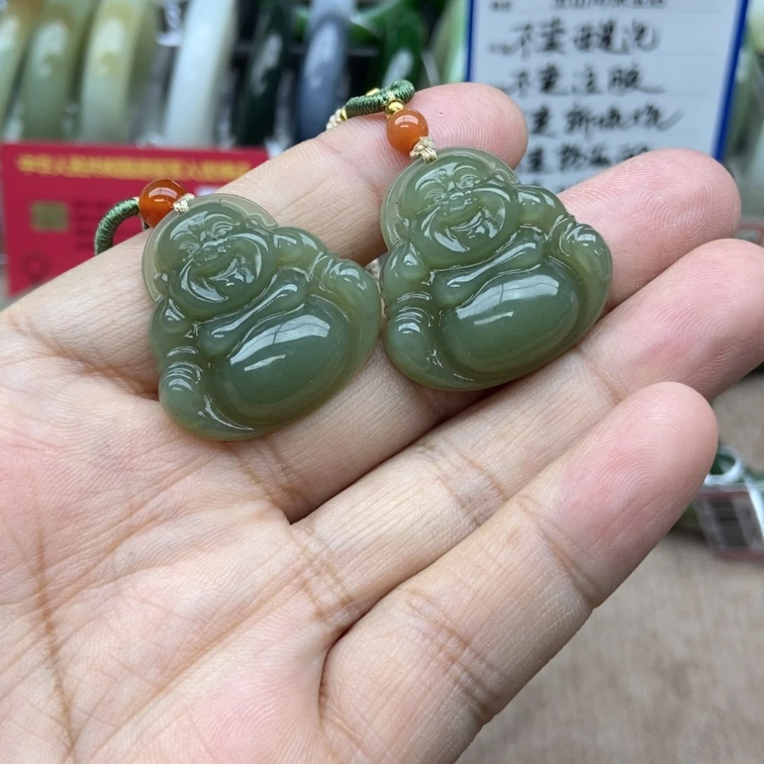 和田玉吊坠(不含链)未镶嵌