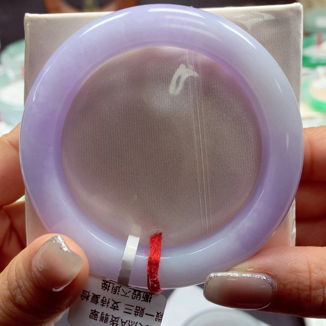 翡翠手镯未镶嵌55正73号88