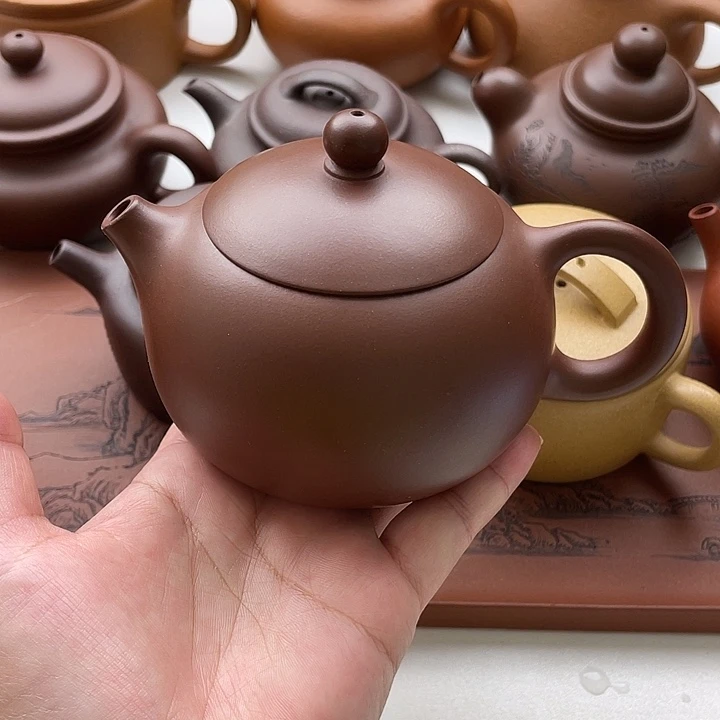 茶壶紫砂宜兴紫砂微瑕微瑕250cc