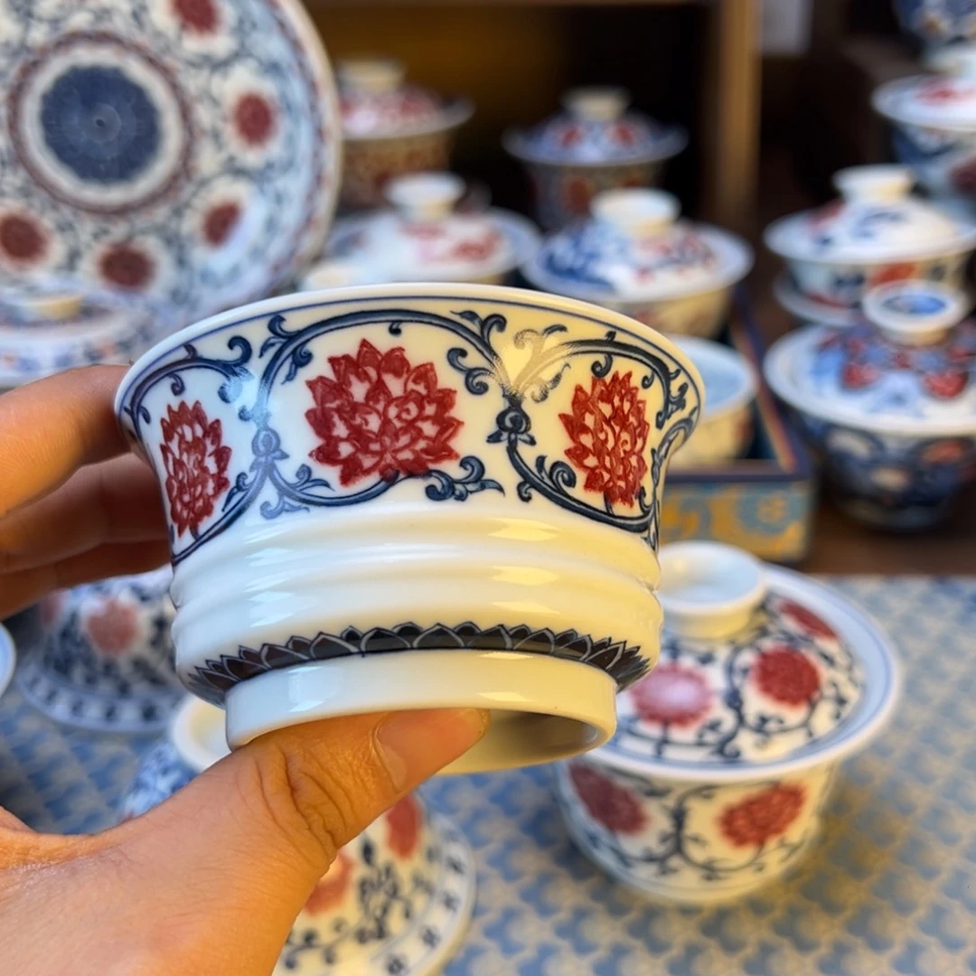 盖碗景德镇茶器百宝箱