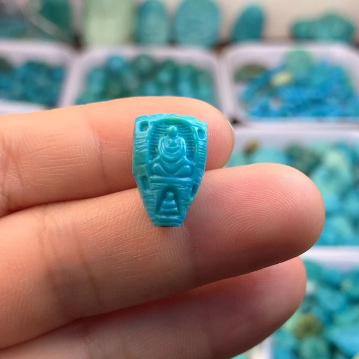 绿松石未镶嵌吊坠(不含链)