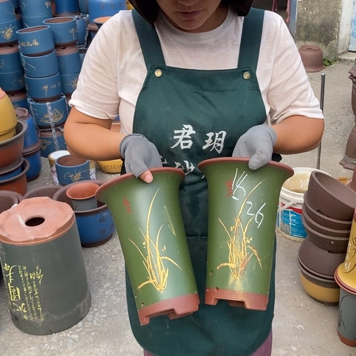 紫砂花盆盆栽花卉苗木种植