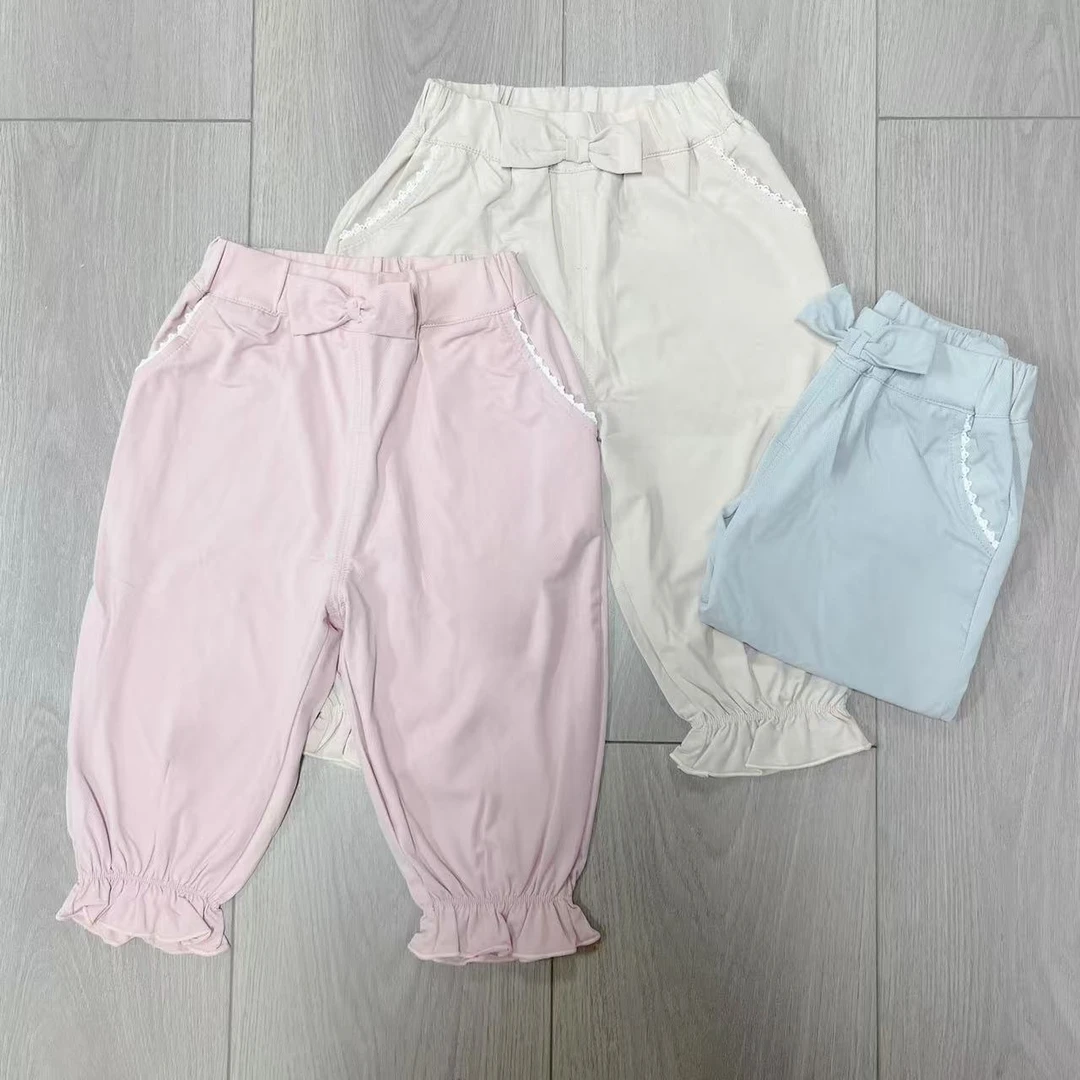 【青檬定制】儿童防蚊裤女童薄款速干裤休闲裤 Q 6107 86107