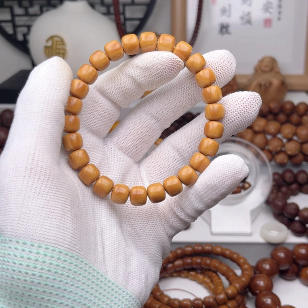 紫金鼠手串?****?紫金鼠实心