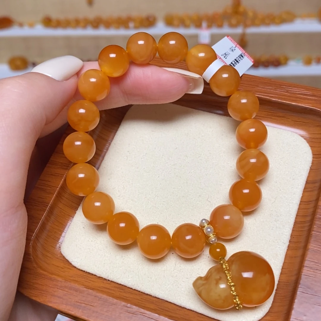 【闪购商品】未镶嵌蜜蜡手链手串