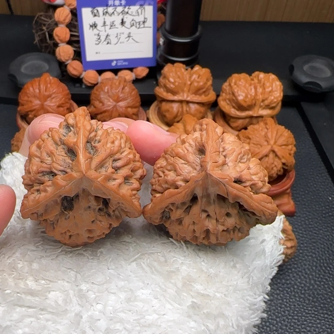 文玩核桃把件官帽奔全品40