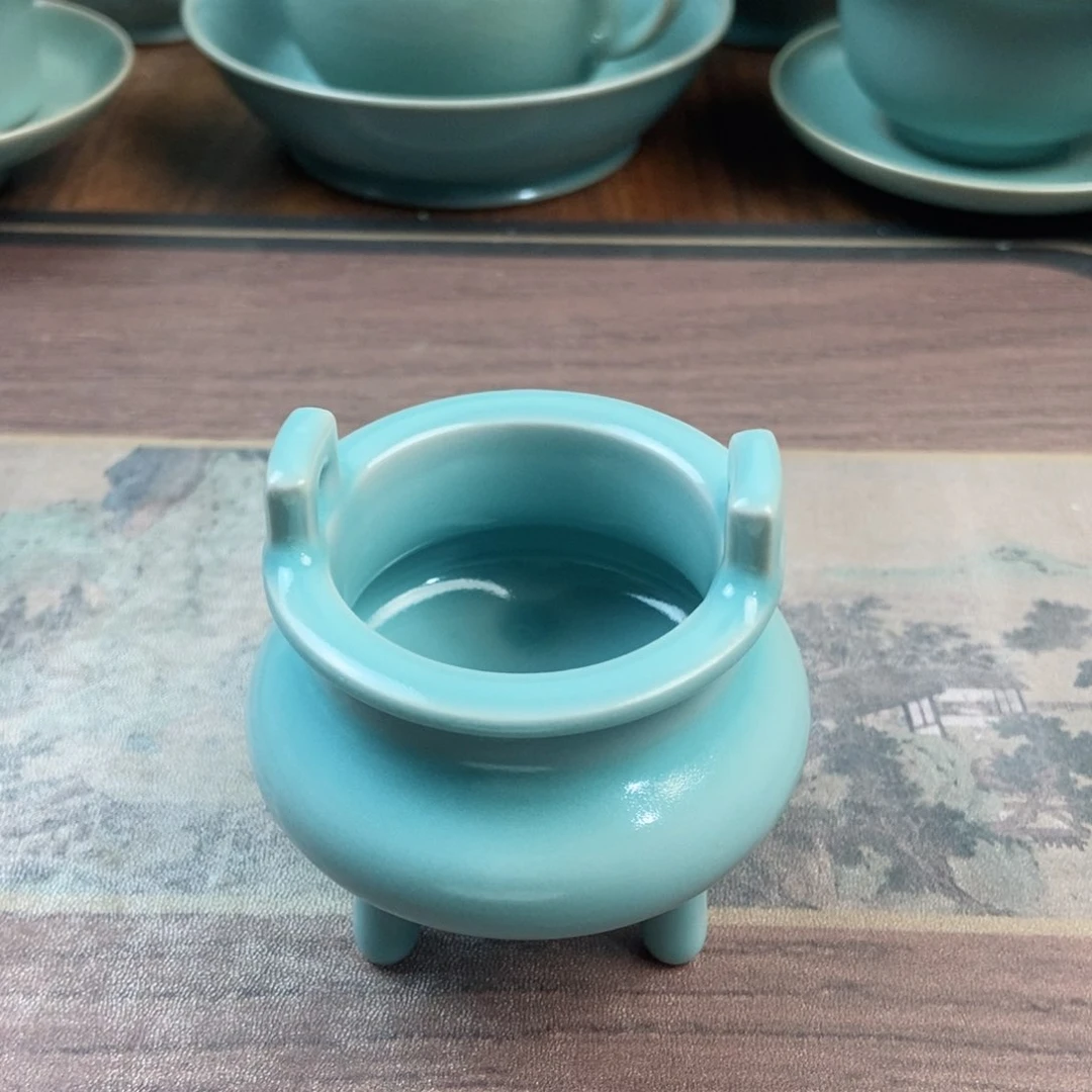 摆件瓷原产地原矿汝瓷～茶器