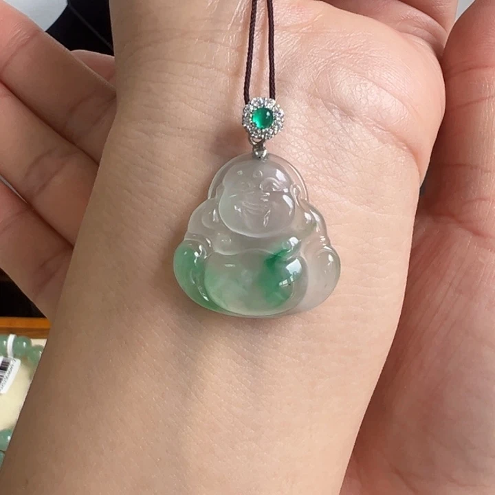 颈饰银S925镀金镶嵌石英质玉