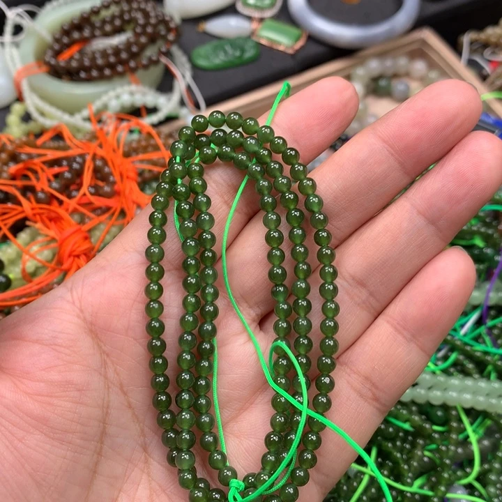 和田玉未镶嵌手链106