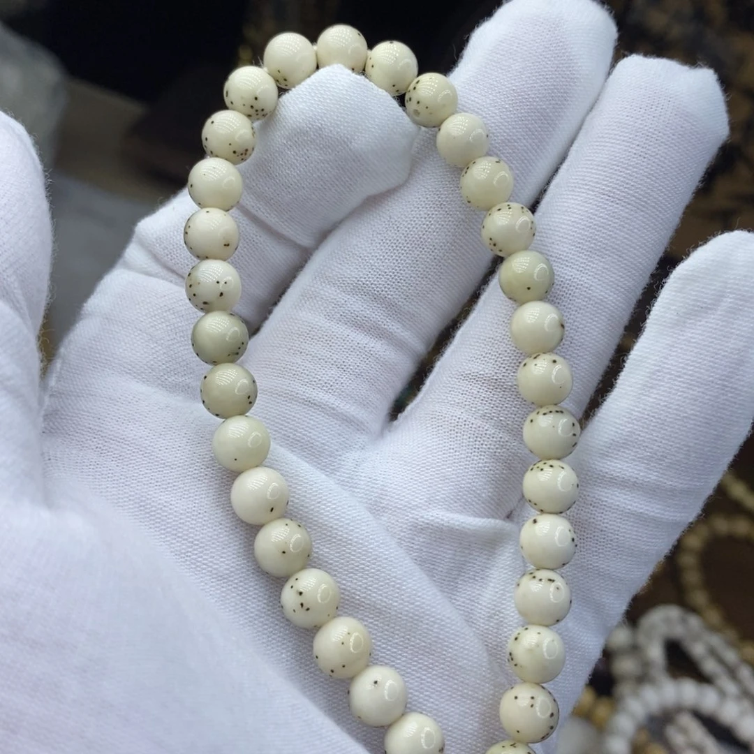 手串星月菩提7/7糯冰小汤圆大留白月朗星稀