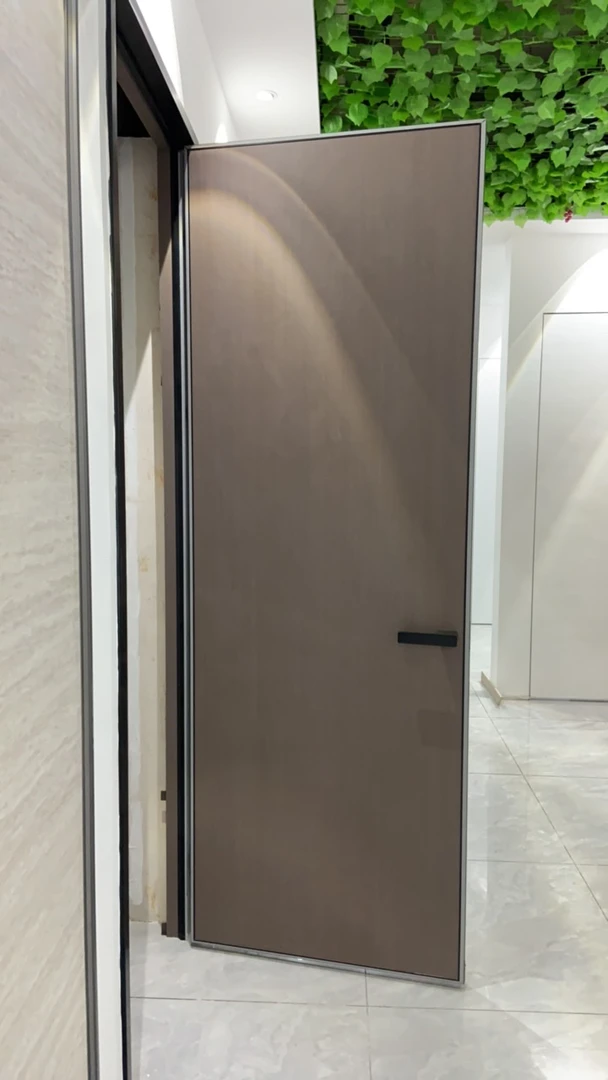 内平内开45磁吸系统卫生间铝木门隔音门卧室门新款