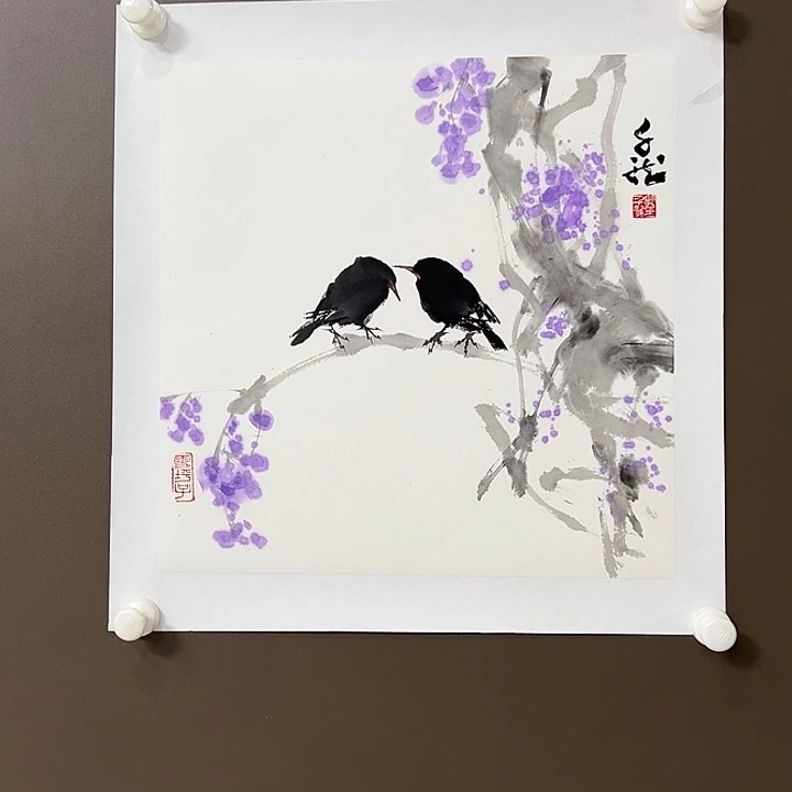 国画郭千龙  手绘原创