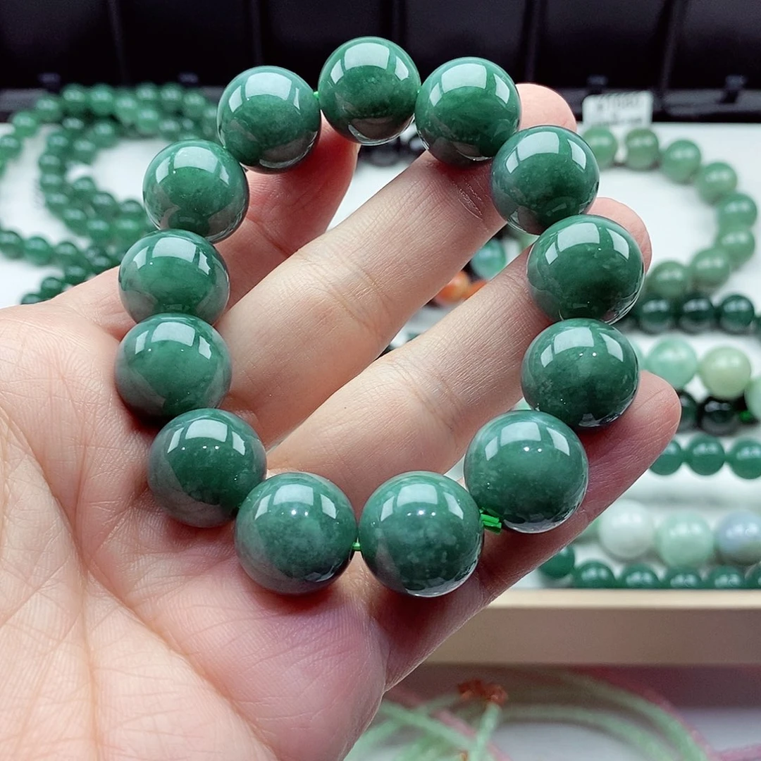 翡翠未镶嵌毛衣链