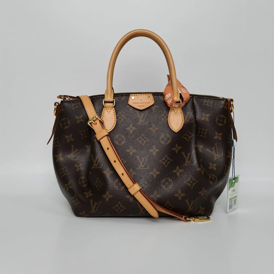 95新 LouisVuitton/路易威登 【娇】饺子包31老花PVC 2015 806912