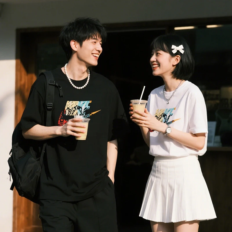 【小娴专属】-866955-纯棉短袖潮流百搭运动透气半袖T恤潮牌