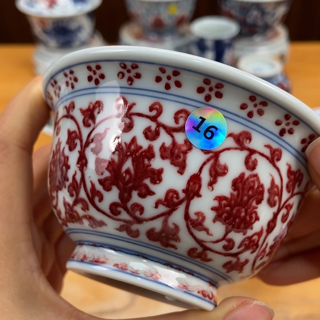 手绘现代茶具非古董