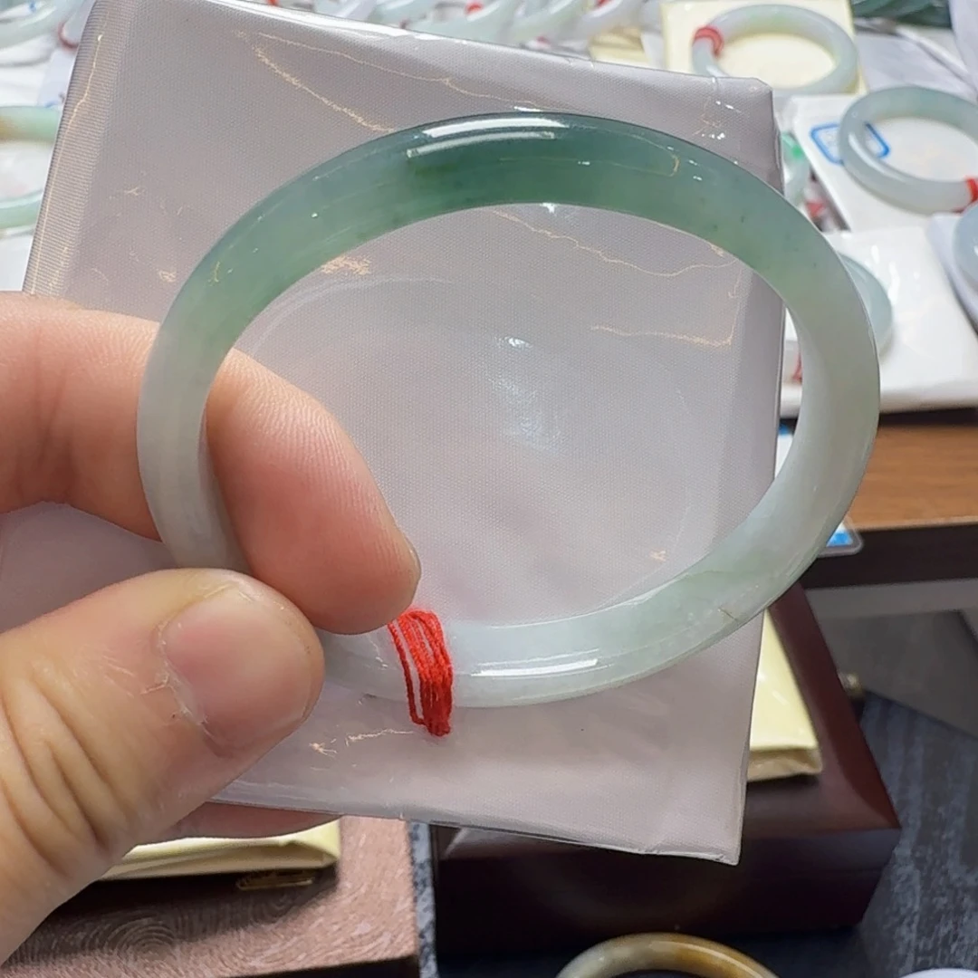 翡翠手镯未镶嵌贵妃 57 58