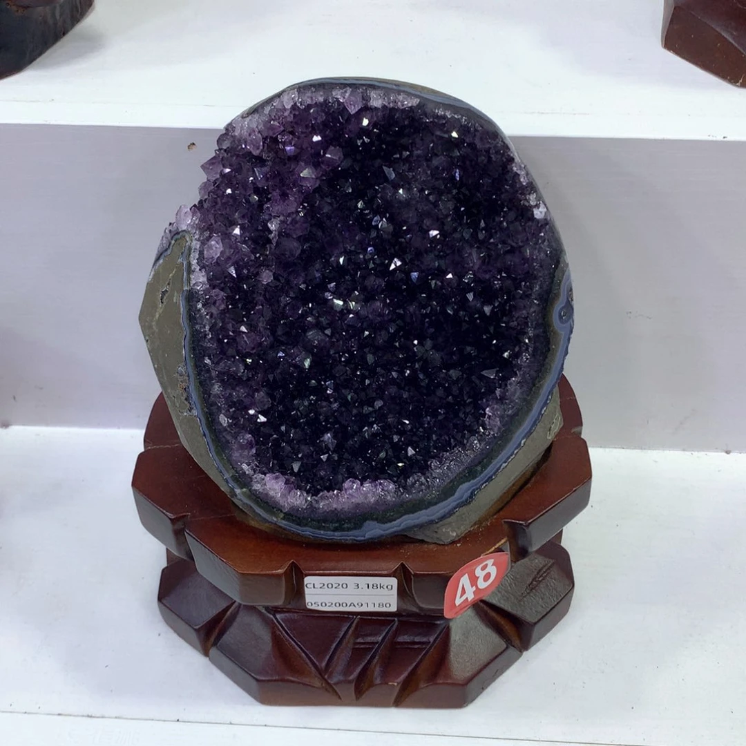 未镶嵌紫晶大型摆件（非配饰）樱*