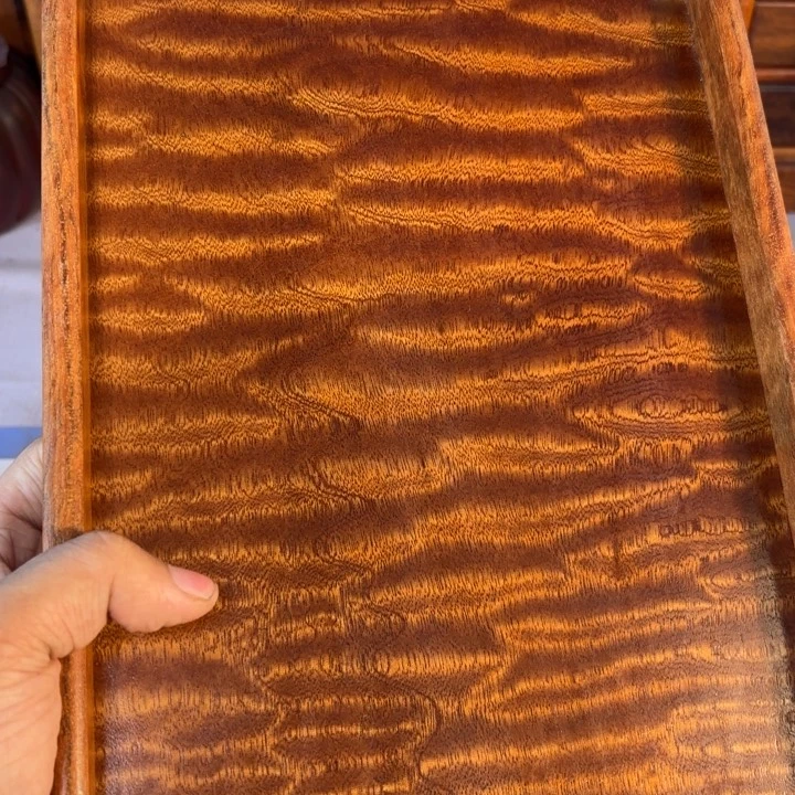 木缅甸花梨独板托盘