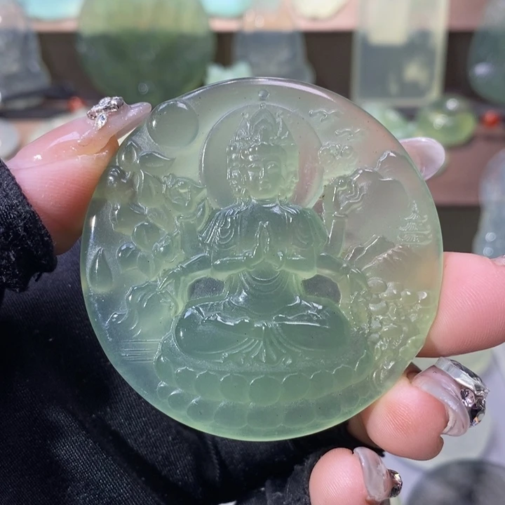 岫玉吊坠未镶嵌吊坠