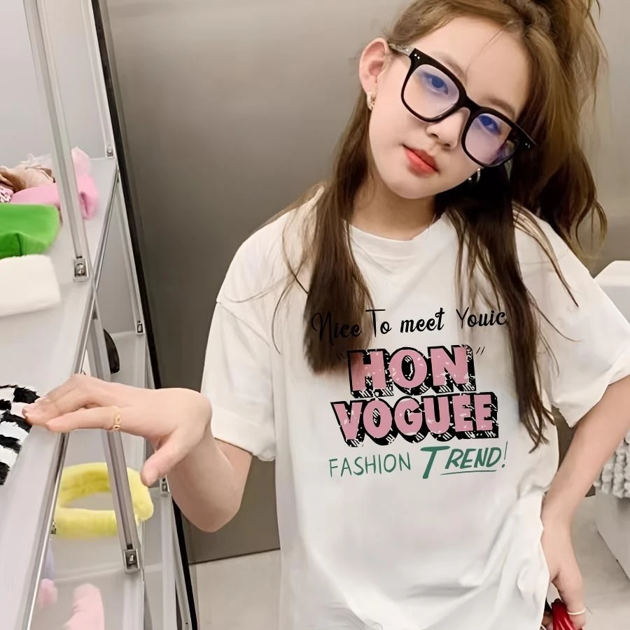 迪斯兔女童t恤纯棉半袖2025夏新款女孩卡通中大童儿童短袖上衣服