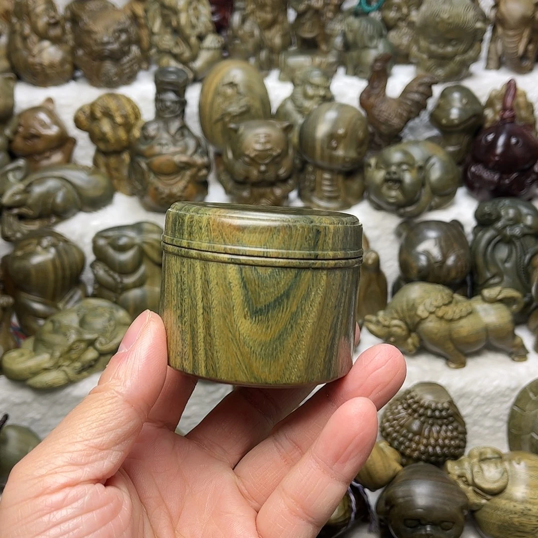 维腊木（绿檀）落***L品香罐